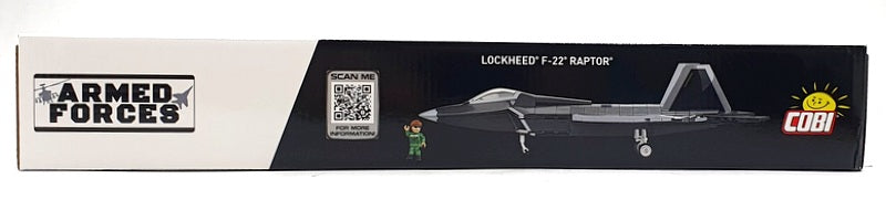 Cobi Bricks 1/48 Scale 5855 - Lockheed F22 Raptor - Armed Forces