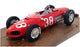Brumm 1/43 Scale R124 - F1 Ferrari 156 #38 Monaco GP 1961 P.Hill - Red