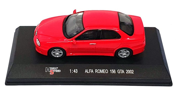 High Speed 1/43 Scale 43KFB25S - 2002 Alfa Romeo 156 GTA - Red