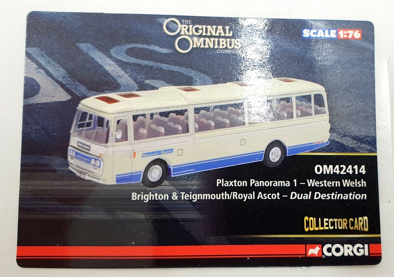 Corgi 1/76 Scale OM42414B - Plaxton Panorama 1 Western Welsh Royal Ascot