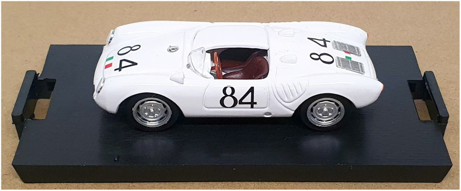 Brumm 1/43 Scale R515 - Porsche 550A RS #84 Targa Florio 1956 - White
