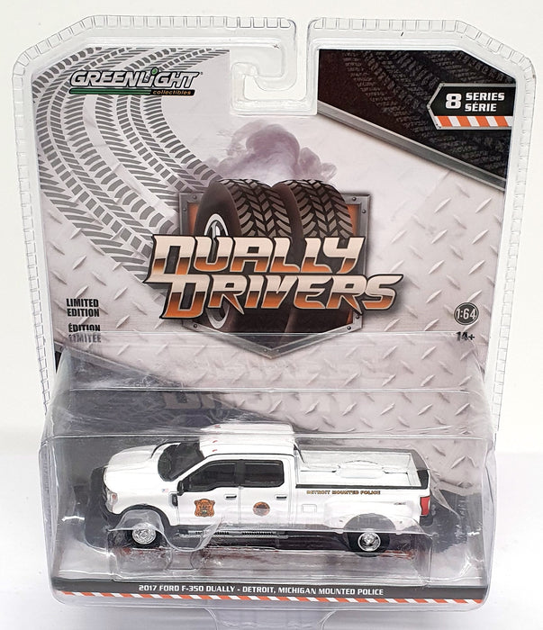 Greenlight 1/64 Scale 46080-D 2017 - Ford F-350 Dually Michigan Police Truck