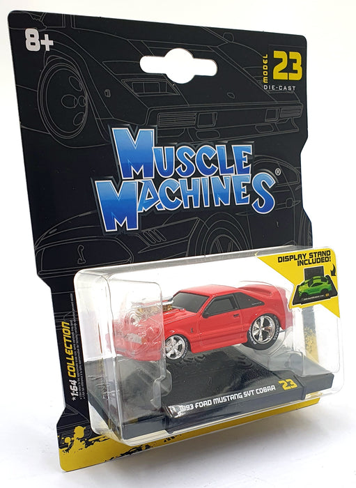 Muscle Machines 1/64 Scale 15526 - 1993 Ford Mustang SVT Cobra - Red