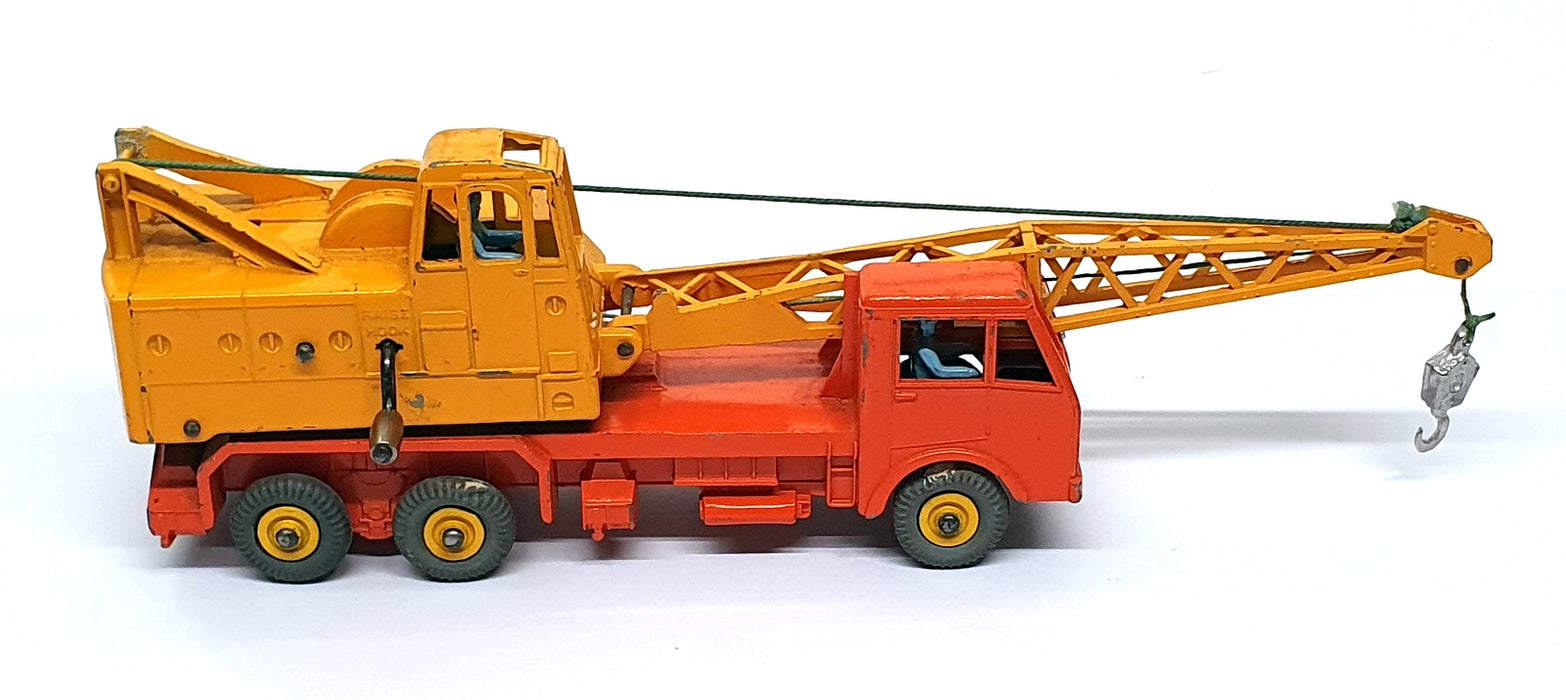 Dinky Supertoys Original 972 - 20 Ton Lorry Mounted Crane Coles - Yellow/Orange