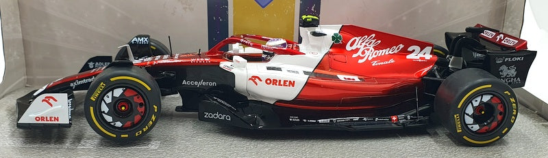 Solido 1/18 Scale Diecast S1810202 - Alfa Romeo C42 F1 Canada GP Z.Guanyu 2022