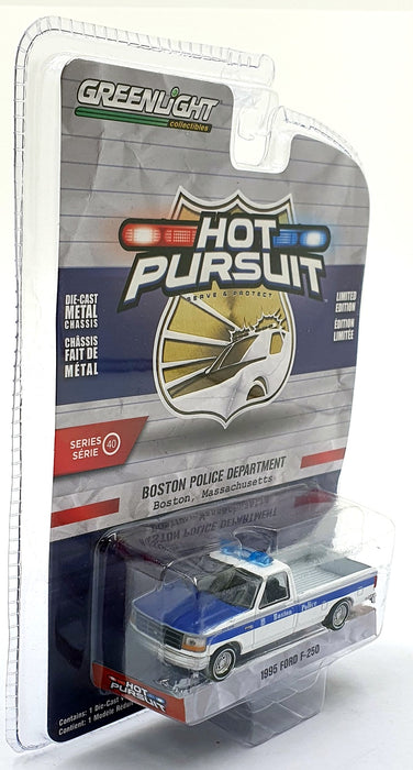 Greenlight 1/64 Scale 42980-C - 1995 Ford F-250 Boston Police Car