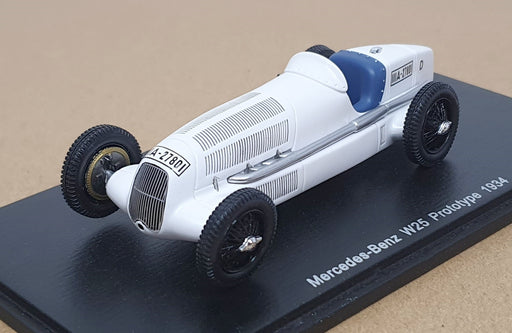 Spark Model 1/43 Scale S1039 - 1934 Mercedes Benz W25 Prototype - White