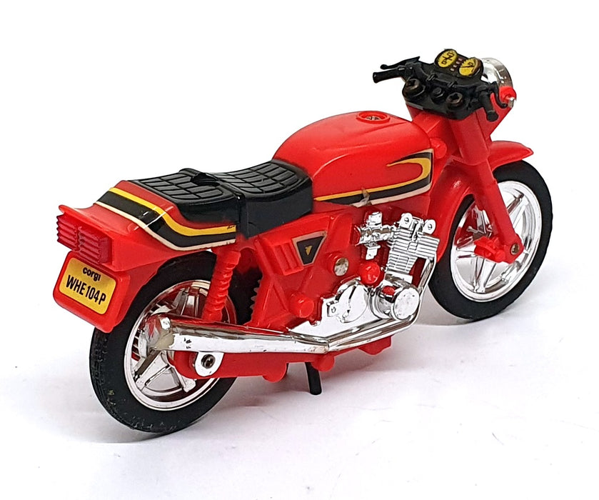 Corgi Appx 11.5cm Long Plastic Model 51695 - Wheelie Bikes Street Bike - Red