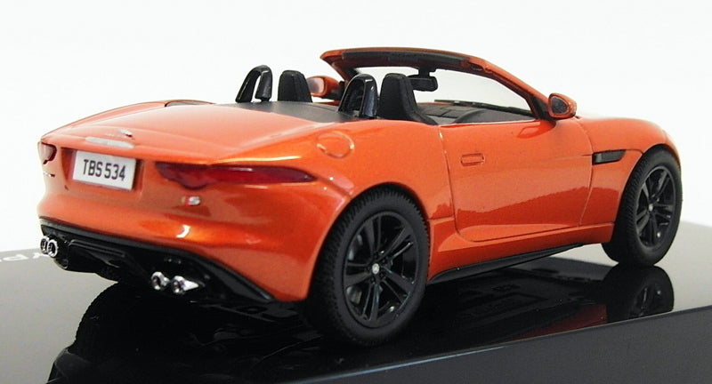 Ixo Models 1/43 Scale Diecast 76781 - Jaguar F-Type V8-S - Firesand Orange