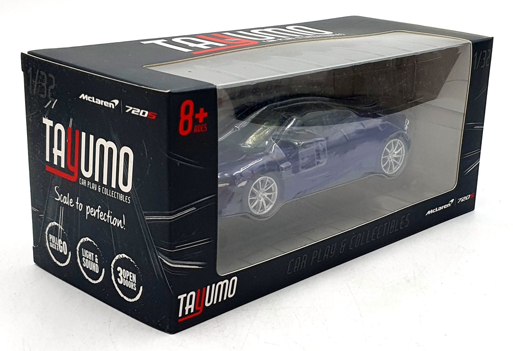 Tayumo 1/32 Pull Back & Go 32130018 - McLaren 720S LHD - Blue