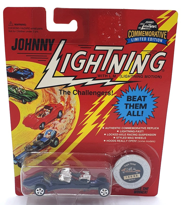 Johnny Lightning 1/64 Scale 100-162 - The Challengers Triple Threat Dark Purple