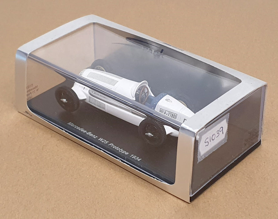 Spark Model 1/43 Scale S1039 - 1934 Mercedes Benz W25 Prototype - White