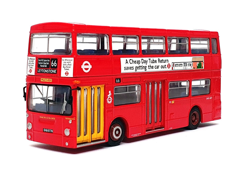 EFE 1/76 Scale 25710 - Daimler DMS 2Dr. London Bus Rt. 66 - Red