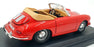 Burago 1/24 Scale Diecast 140005 - Porsche 356B Cabriolet - Red