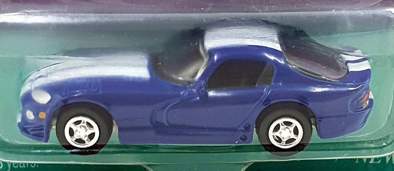 Johnny Lightning 1/64 Scale 404-05 Classic Gold 1996 Dodge Viper GTS Blue/White