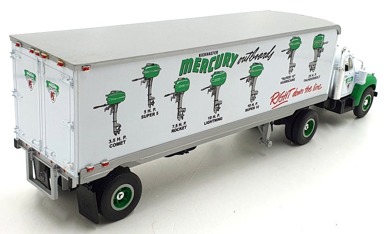 First Gear 1/34 Scale 19-1266 1960 Model B-61 Mack + Trailer Mercury Marine