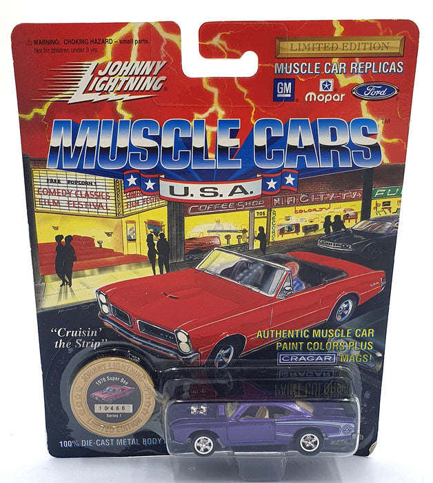 Johnny Lightning 1/64 Scale 200-100 - Muscle Cars USA 1970 Super Bee - Purple