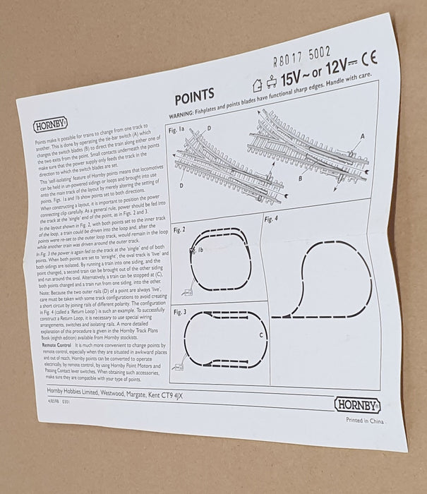 Hornby OO Scale (1/76) R8017 - Track Pack C - 11 Pieces
