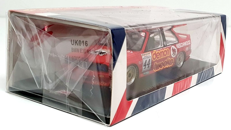 Spark Model 1/43 Scale UK016 - BMW E30 M3 Thruxton BTCC 1988 Ronald Ratzenberger