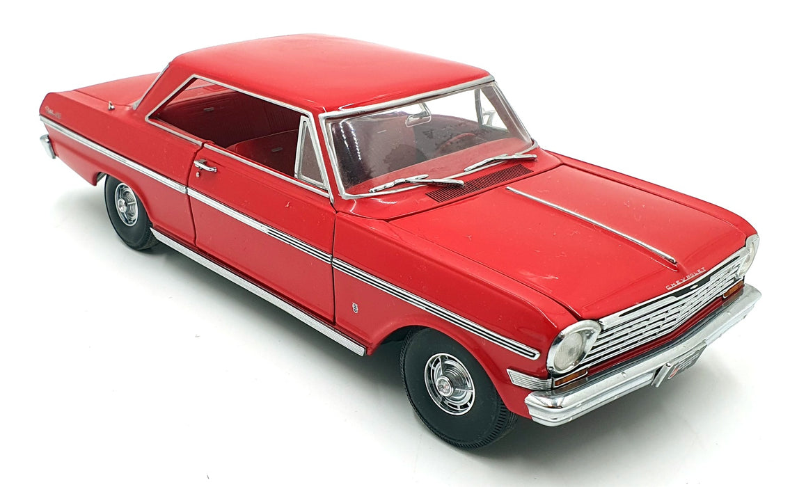 Sun Star 1/18 Scale Diecast 12226G - 1963 Chevrolet Nova SS - Met Red