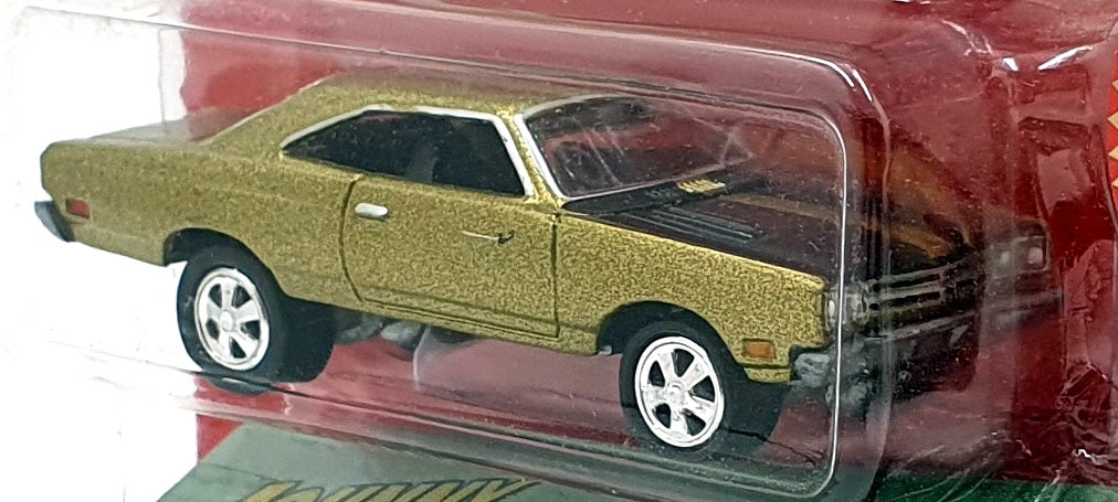 Johnny Lightning 1/64 Scale JL 580-02 - 1969 Plymouth Road Runner - Met. Gold