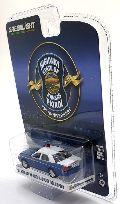 Greenlight 1/64 Scale 28060-D - 2011 Ford Crown Victoria Police Interceptor