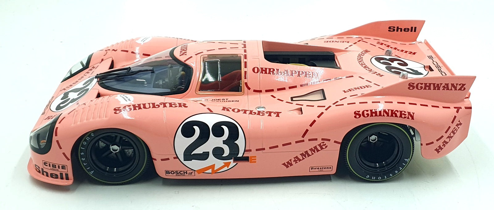 Werk83 1/12 Scale W1204001 - Porsche 917/2 Pink Pig 24h LM 1971 - Kauhsen/Joest