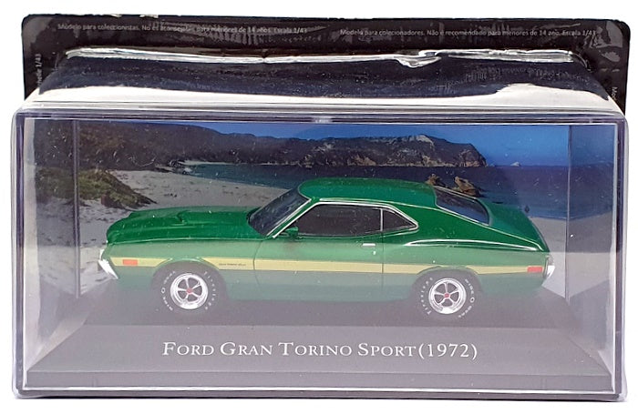 Altaya 1/43 Scale Diecast 28525B - 1972 Ford Gran Torino Sport - Green