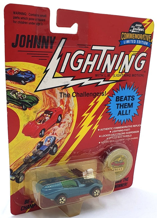 Johnny Lightning 1/64 Scale 100-180 - The Challengers Vicious Vette - Blue