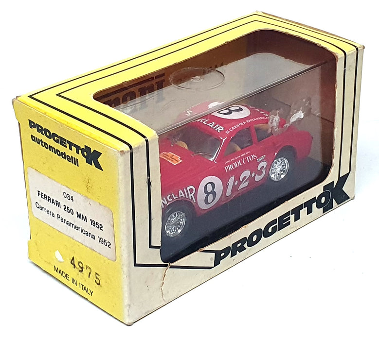ProgettoK 1/43 Scale 034 - Ferrari 250 MM #8 Carrera Panamericana 1952