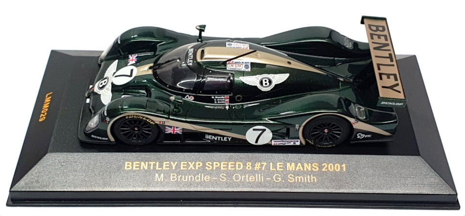 Ixo 1/43 Scale LMM029 - Bentley EXP Speed 8 #7 Le Mans 2001 - Green