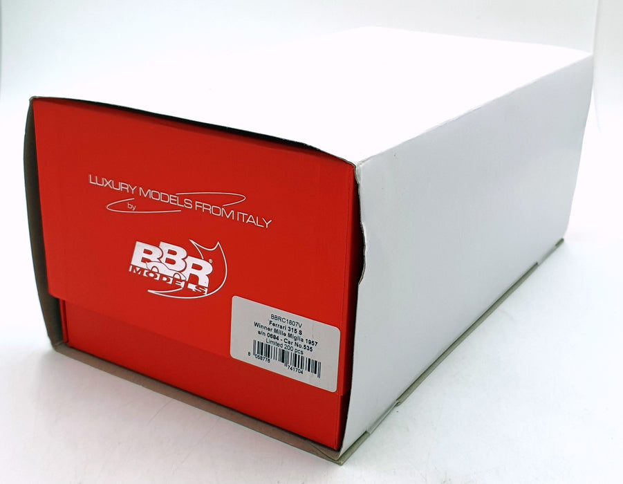BBR 1/18 Scale Resin BBRC1807V - Ferrari 315 S Mille Miglia 1957 #535