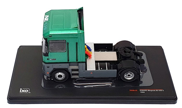 Ixo 1/43 Scale TR208.22 - 1994 Renault Magnum AE 520Ti Truck - Met. Green/Grey