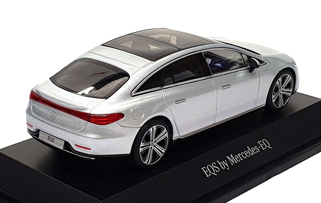 Herpa 1/43 Scale B6 696 0572 - EQS von Mercedes-EQ - Hightech Silver