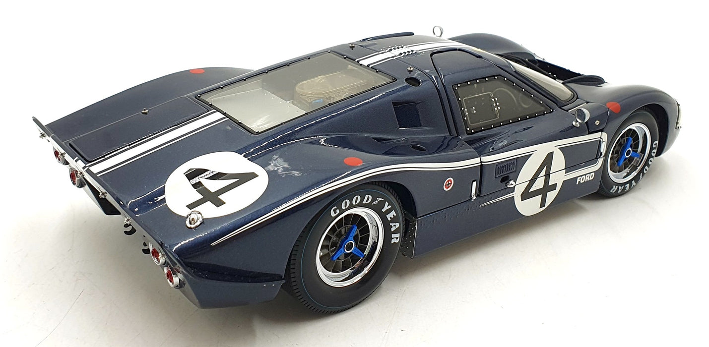 Exoto 1/18 Scale Diecast 18056 - 1967 Ford GT40 MKIV Le Mans #4 - Blue