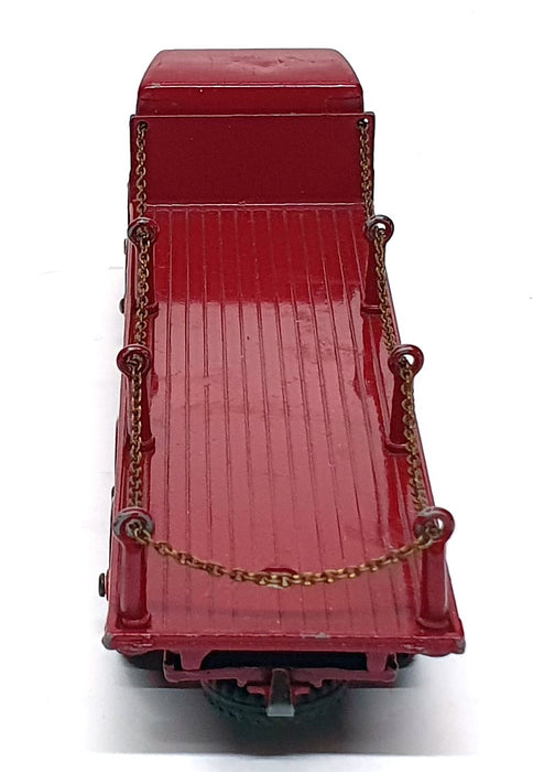 Dinky Supertoys 905 - Foden Flat Truck With Chains - Dark Red
