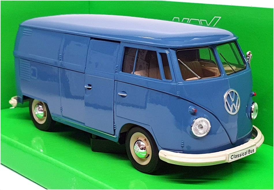 Welly NEX 1/24 Scale 22095PV-W - 1963 Volkswagen T1 Bus - Blue