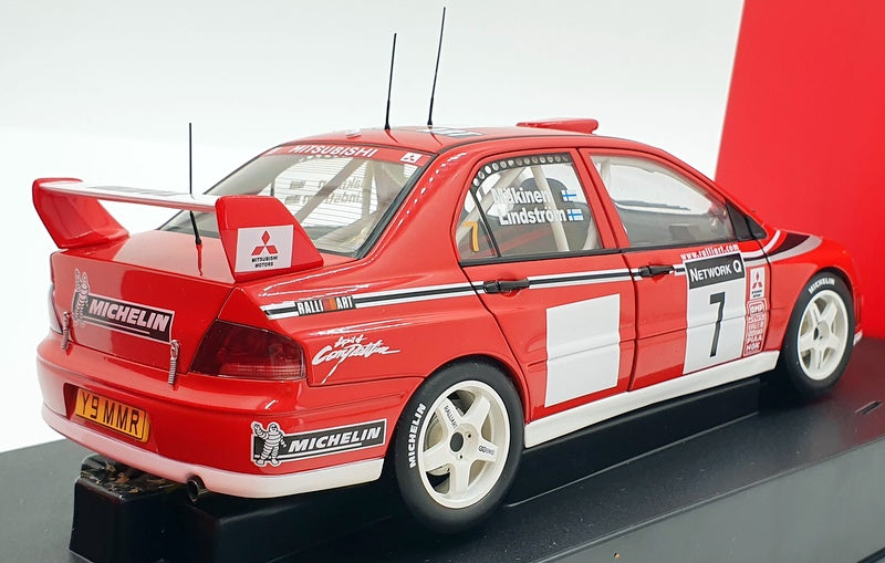 Autoart 1/18 Scale Diecast 80151 Mitsubishi Lancer EVO VII WRC #7 2001 T.Makinen