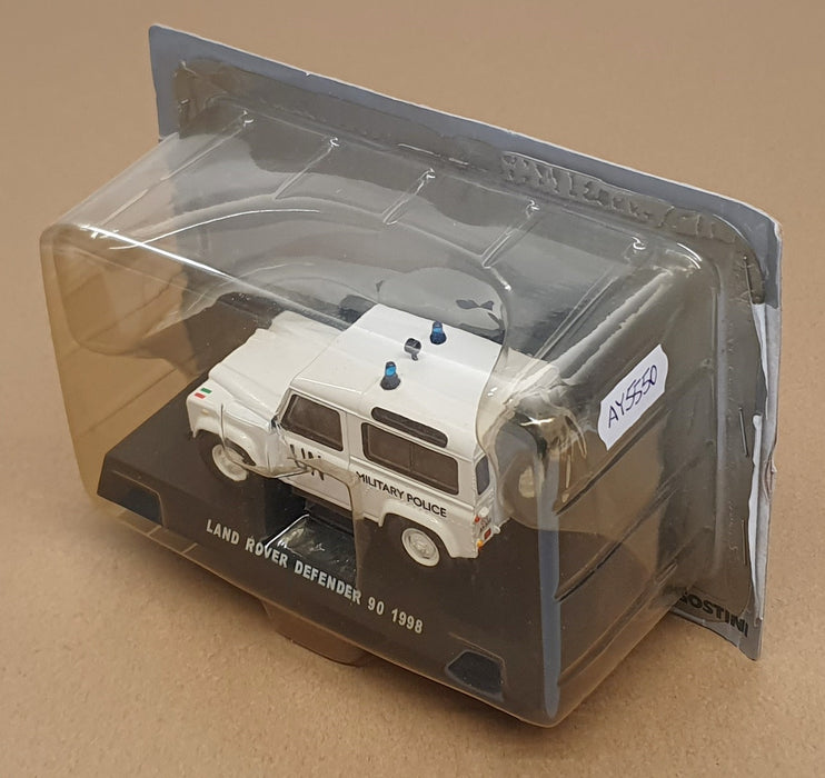 DeAgostini 1/43 Scale AY5550 - 1998 Land Rover Defender 90 UN - White