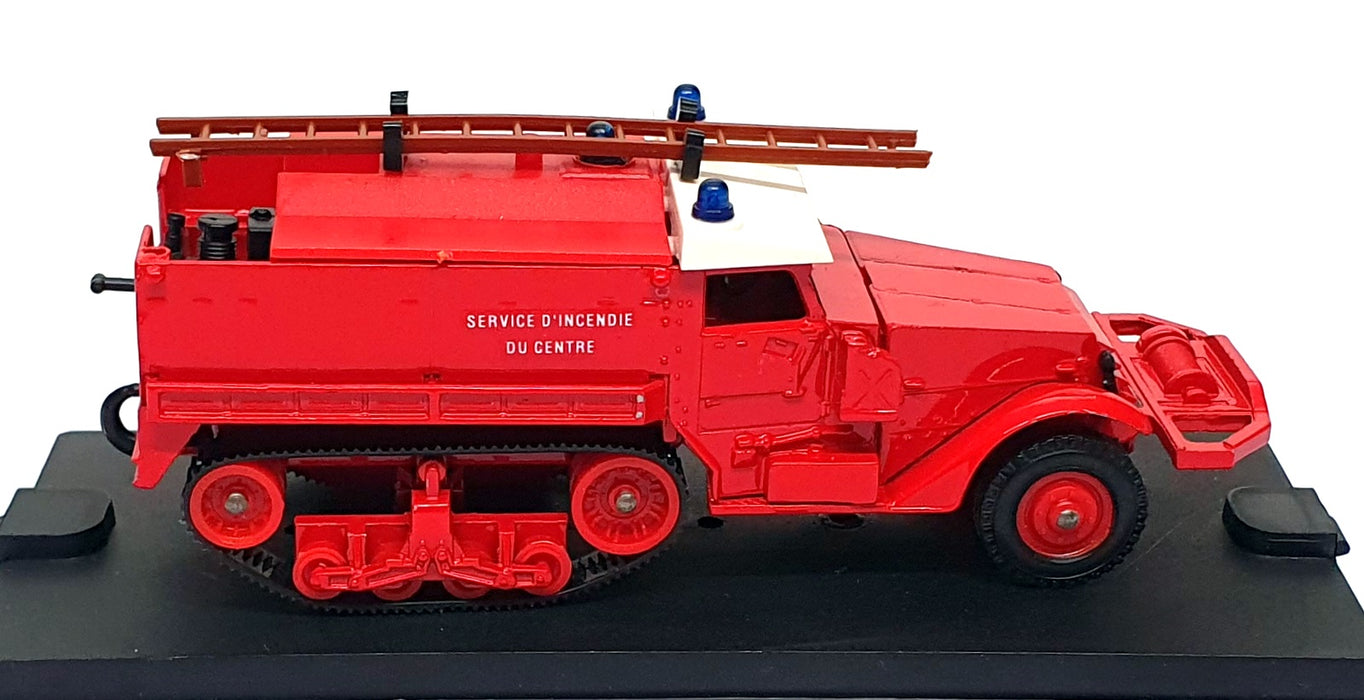 Verem 1/50 Scale Diecast 127 - M3 Half Track Fire Truck - Red