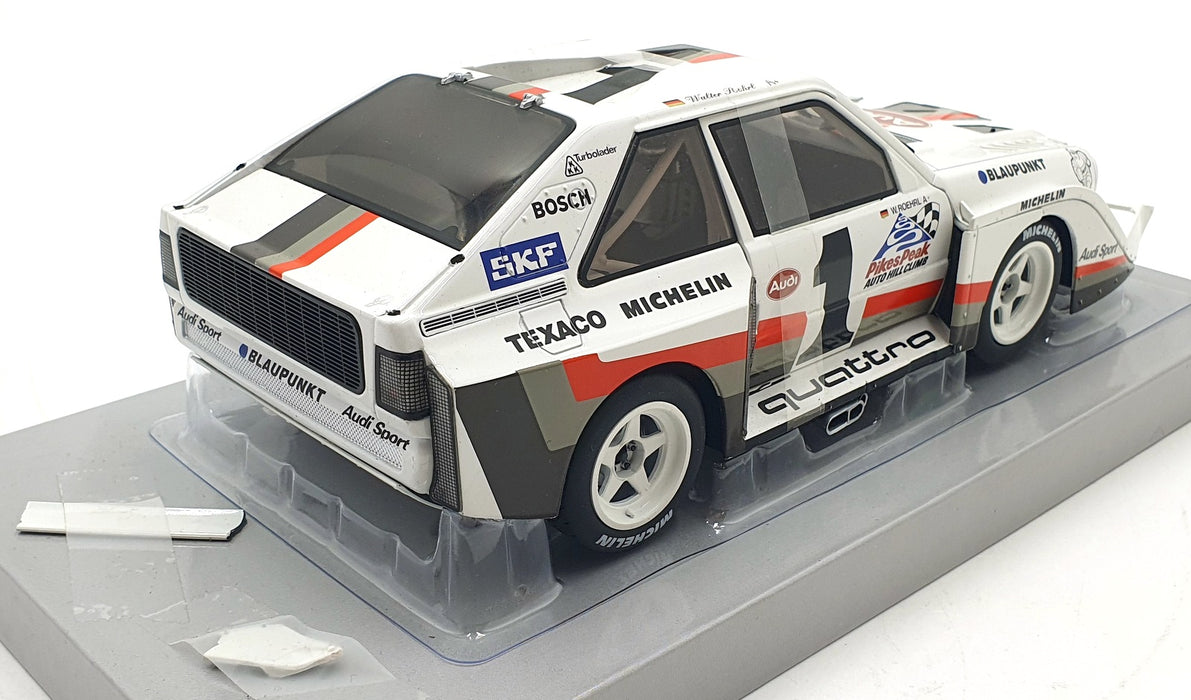 Werk83 1/18 Scale W1802801C - Audi S1 #1 1st Pikes Peak 1987 - Rohrl