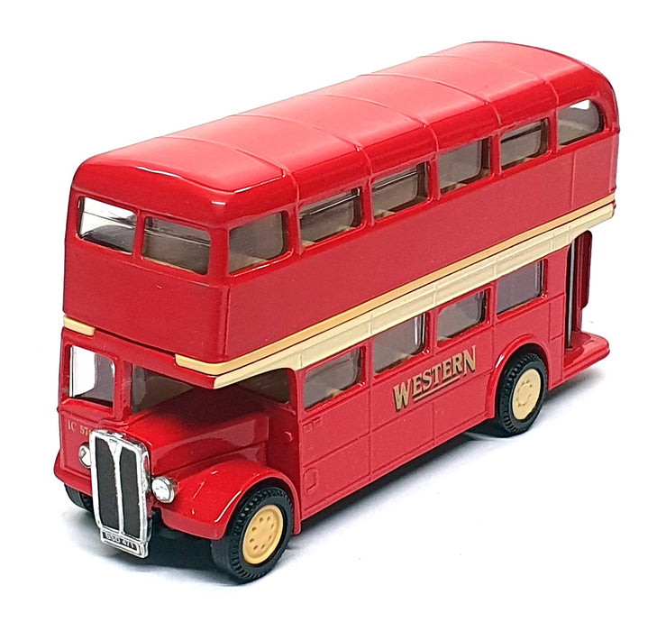 Corgi 12cm Long D599 - AEC Bus Western SMT Co. Ltd IC 574 Kilmarnock - Red