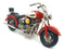Lesser & Pavey Tin Plated 37cm Long LP11226C - Vintage Motorcycle - Red/White
