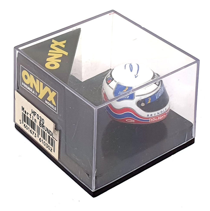 Onyx 1/12 Scale Diecast HF030 - F1 Helmet Martin Brundle