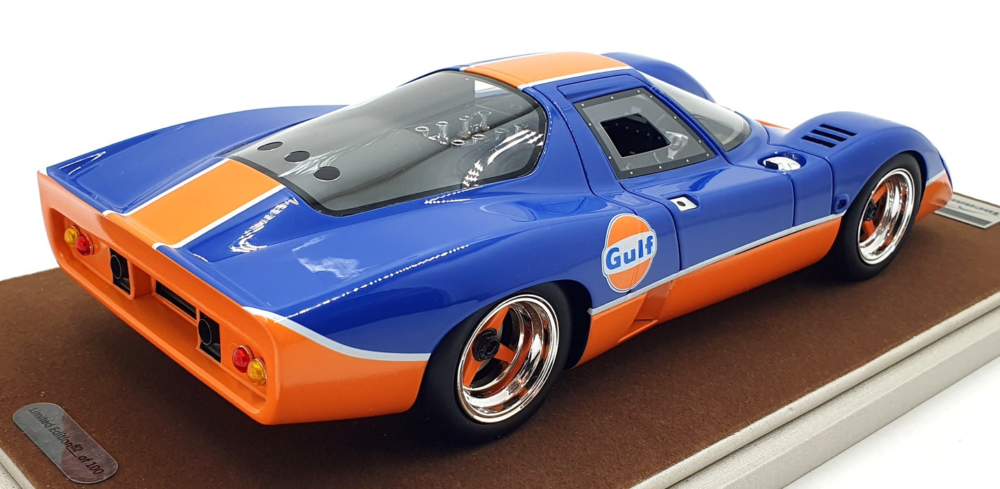 Tecnomodel 1/18 Scale TM18-40C - McLaren M6 GT 1969 Gulf Racing Blue/Orange