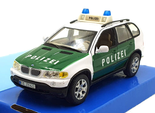 Cararama 1/43 Scale 210226G - BMW Polizei Police Car - Green