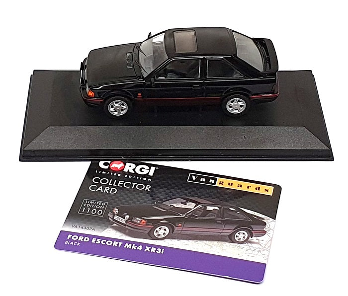 Corgi VA14307A Vanguards: Ford Escort Mk4 XR3i Black 1:43 Diecast Model