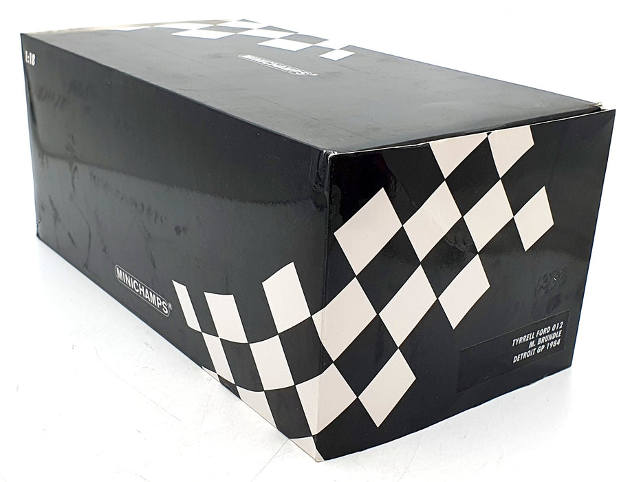 Minichamps 1/18 Scale - 117 840003 Tyrrell Ford 012 M Brundle Detroit 1984