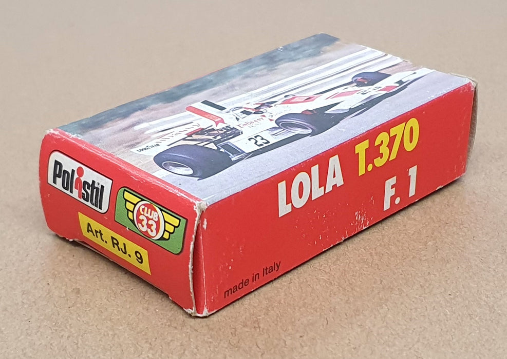 Polistil Appx 8cm Long Diecast RJ.9 - F1 Lola T.370 #23 - White/Red