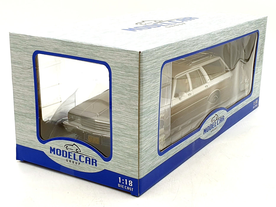 MCG 1/18 Scale Diecast MCG18475 - 1985 Chevrolet Caprice Estate Wagon - White